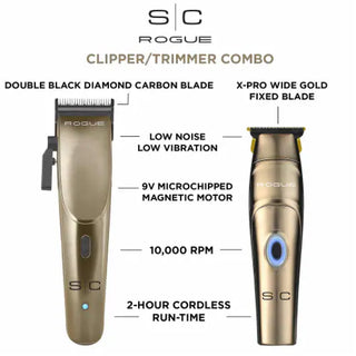 Stylecraft Rogue Cordless Clipper and Trimmer Matte Gunmetal