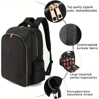 Barber Backpack Plain Black