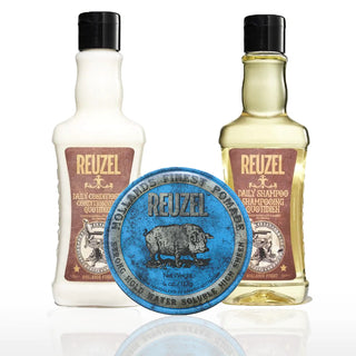 Reuzel Blue Pomade Hair Bundle