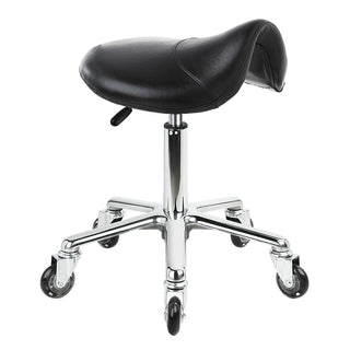 Salon Black Stitching Staff Horse Chair