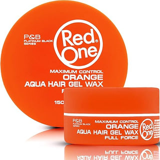 RedOne Aqua Hair Wax full force Orange 150ml X 6