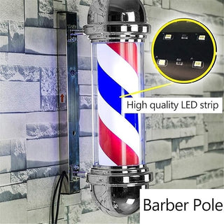 Barber pole Silver