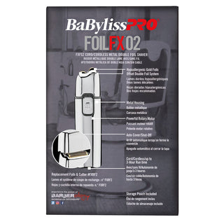 Babylisspro Foil Fx02 Double Foil Shaver - Silver