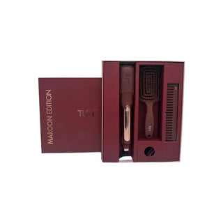 TUFT Diamond Plus 2 inch Hair Straightener Maroon Edition with Gift Set