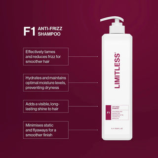 Limitless F1 Anti-Frizz Shampoo