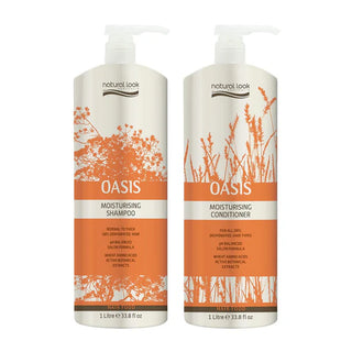 Natural Look Oasis Moisturising Shampoo & Conditioner Bundle 1L