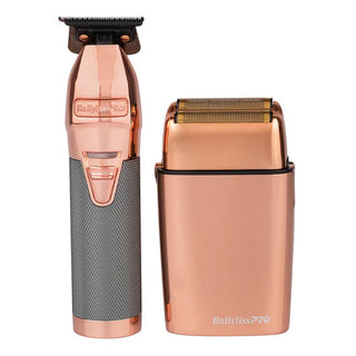 BaBylissPRO Foil Shaver & Outliner Trimmer - Rose Gold