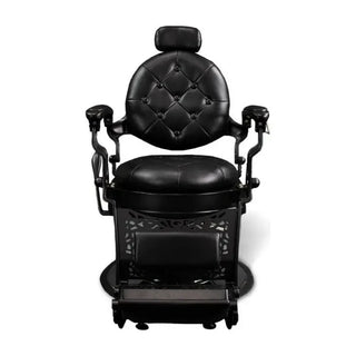 Black Barber Chair Black Stitching