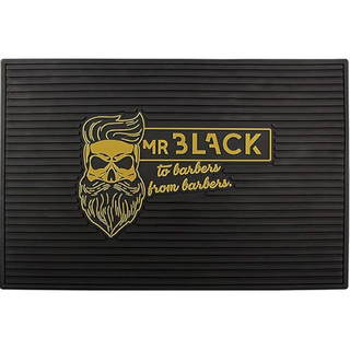 Barber Mr. Black Bearded Skull Tool Mat