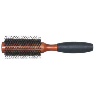 Bristle Brush With Black Plastic Round Handle