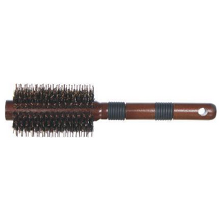 Dark Round Bristle Brush