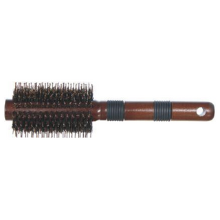 Dark Round Bristle Brush