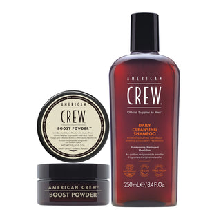 American Crew Boost Powder Duo ( Boost Powder 10g & Daily Cleansing Shampoo 250ml)