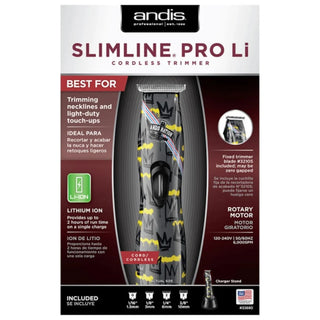 ANDIS Slimline Pro Li Trimmer (D-8) Envy Casing