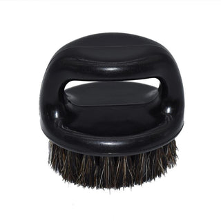 Round Handle Boar Hair Bristle Beard Brush