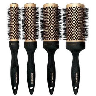 Brushworx Gold Ceramic Hot Tube Round Brush