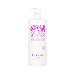 Eleven 960ml Smooth Me Now Anti-Frizz Hair Care Shampoo Coconut & Lime Scent