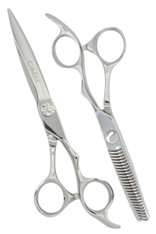 iCandy SWORD Silver VG10 Scissor 6.6 inch & SABRE Thinner Bundle (6.6/6.1 inch) Limited Edition!