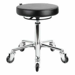 Salon Black Stitching Round Chair