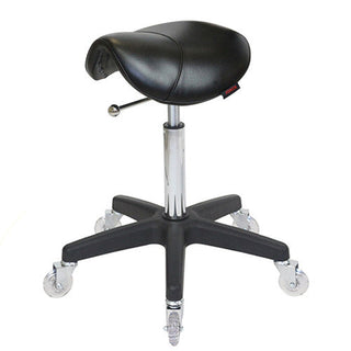 Salon Black Stitching Staff Horse Chair