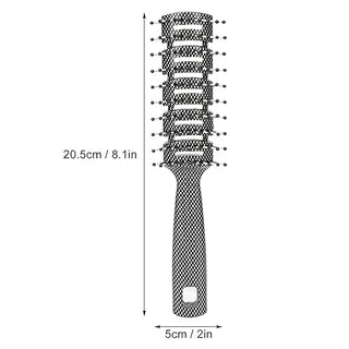 Black and White Flat Vent Brush