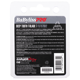 BaBylissPRO DLC T-Blade 2.0mm Deep Tooth