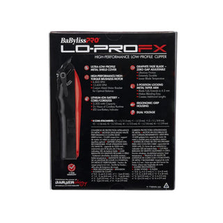 BaBylissPRO LoPROFX Hair Clipper Red