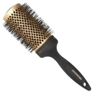 Brushworx Gold Ceramic Hot Tube Round Brush