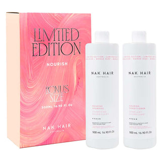 Nak Hair Nourish Shampoo and Conditioner Duo 500ml