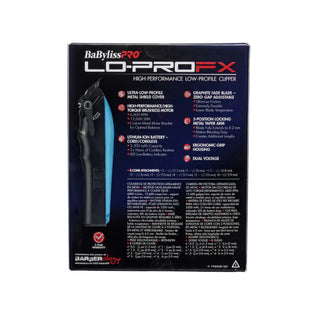 BaBylissPRO LoPROFX Hair Clipper Blue