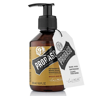 PRORASO Beard Wash Shampoo – Wood and Spice (200ml)