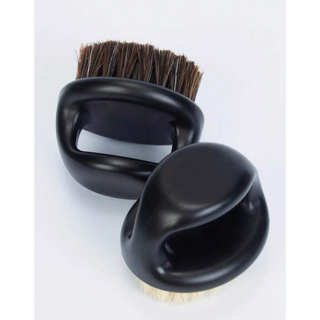 Grooming Barber Horsehair Finger Brush Duster