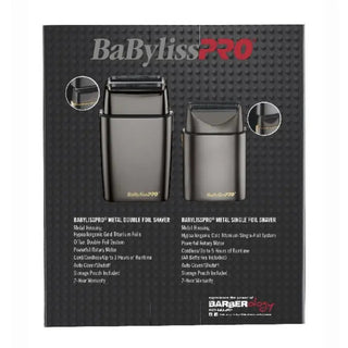 BaBylissPRO Single Foil & Double Foil Shaver Gunmetal