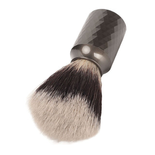 Shaving Brush Dark Iron Handle With Design