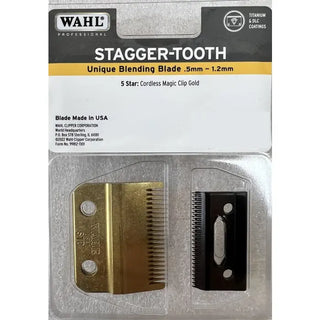 Wahl Clipper Gold Magic Cordless Stagger Tooth Unique Blending Blade