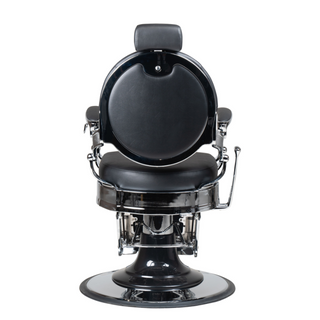 Chrome Barber Chair Black