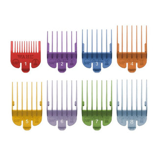 WAHL ATTACHMENT SET 1-8 COLOUR